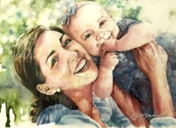 Family Portrait Art Jim Prokell Studio Erin Izzy