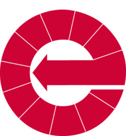 Logo Designer Jim Prokell Earrow