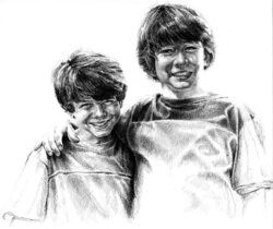 Portrait Art - Jim Prokell Studio - Weavers Black and White